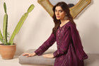 Wardah Uzair Embroidered Chiffon Maxi Dress Zavera WAR44