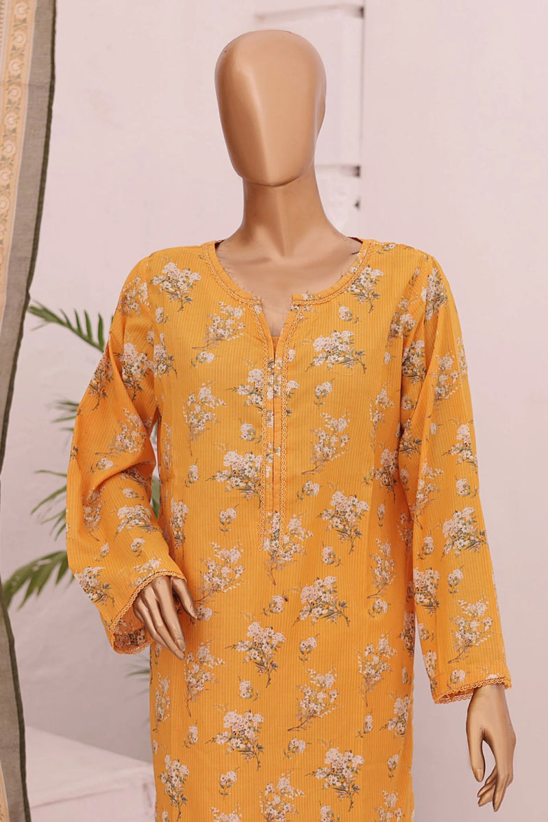 Bin Saeed Exclusive Printed Lawn Stitched 3 Piece Suit - D-36 - BS26EXP - Blue - Summer Collection