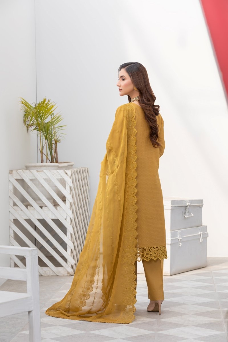 Fiona Pret Chikankari Lawn 3 Piece Suit Gelsomino
