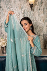 Embellished Chiffon Wedding Wear A - line Maxi Dress SEL03 - Designer dhaage