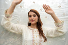 Embellished Chiffon Wedding Wear A - line Maxi Dress SEL04 - Designer dhaage