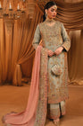 Haseens Sahar Pakistani Wedding Wear Chiffon Suit HAS07-Designer dhaage