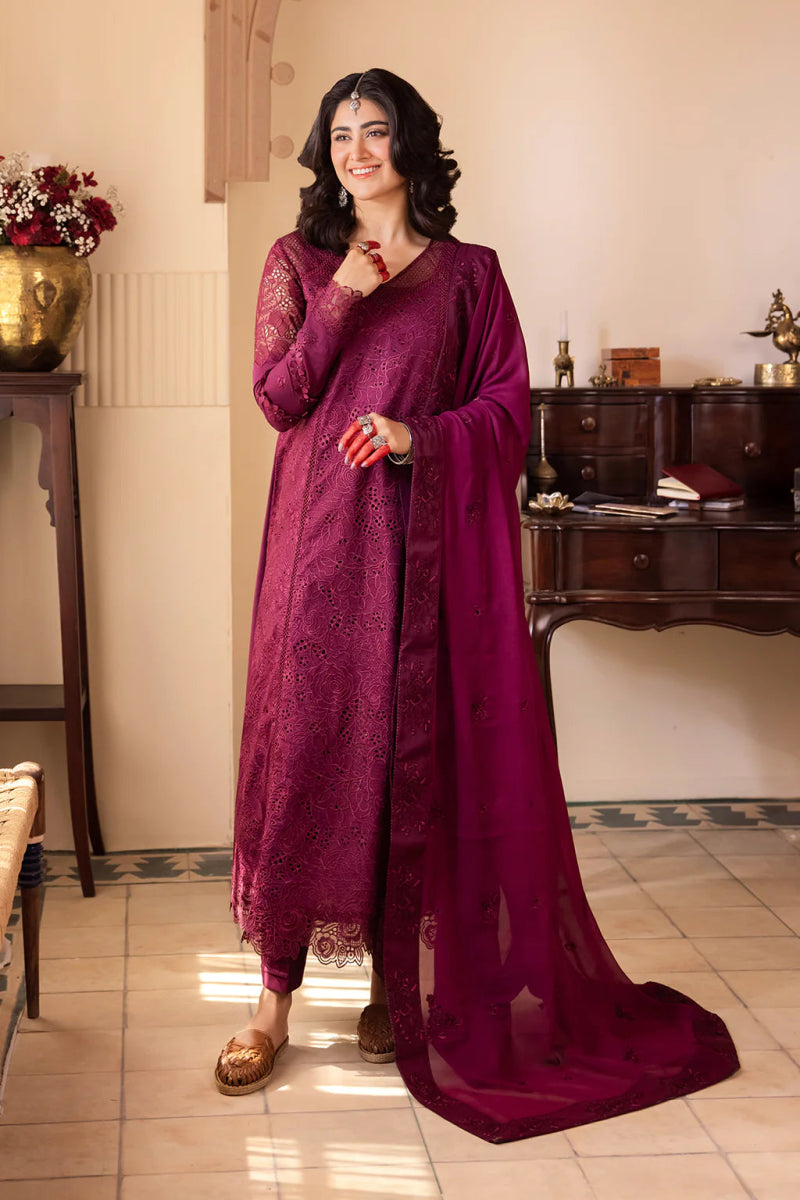 Iznik Embroidered Lawn 3 Piece Suit 50