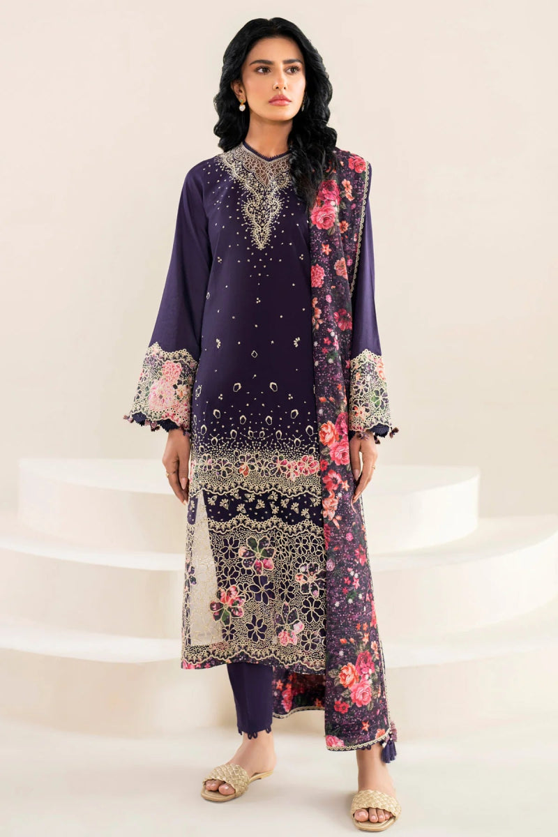 Jazmin Embroidered Lawn 3 Piece Suit JAZ03 - Designer dhaage
