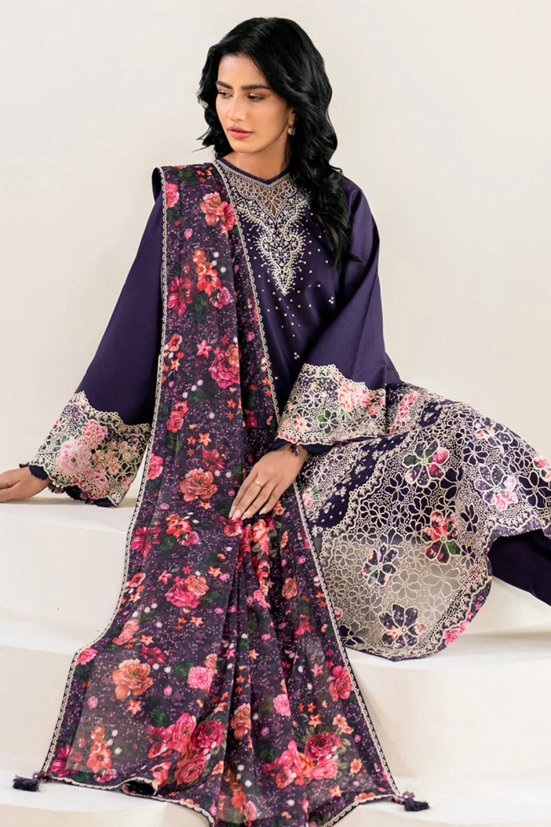 Jazmin Embroidered Lawn 3 Piece Suit JAZ03 - Designer dhaage