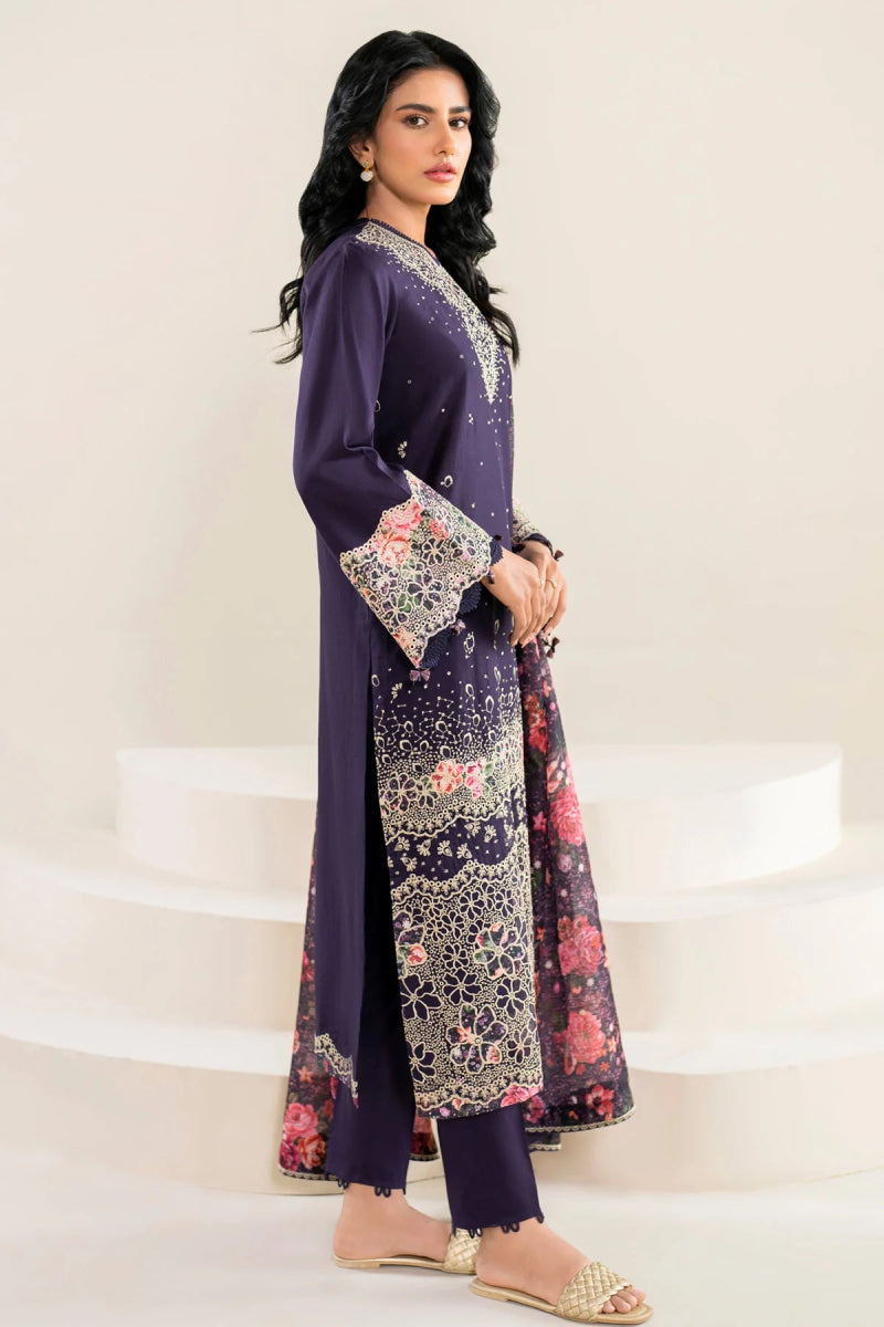Jazmin Embroidered Lawn 3 Piece Suit JAZ03 - Designer dhaage
