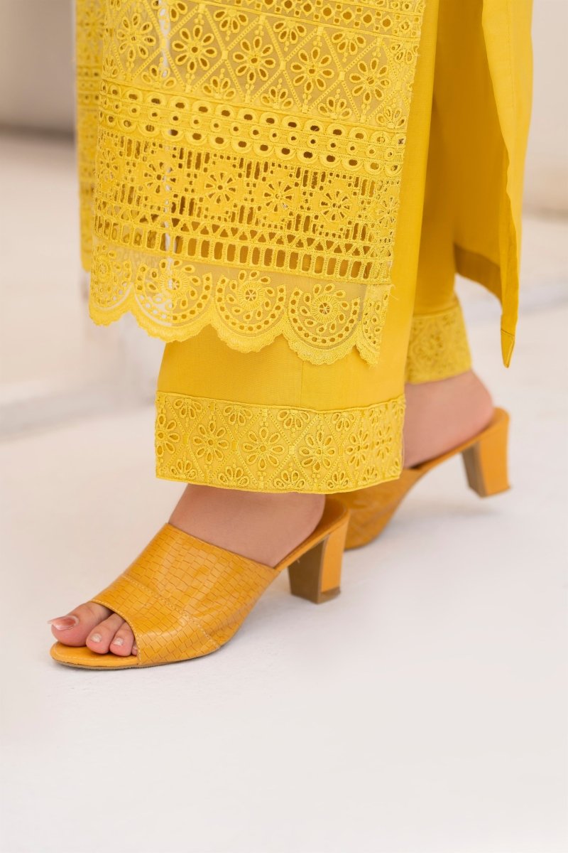 Karma Embroidered Chikankari Cotton Lawn Suit KAR119 - Designer dhaage