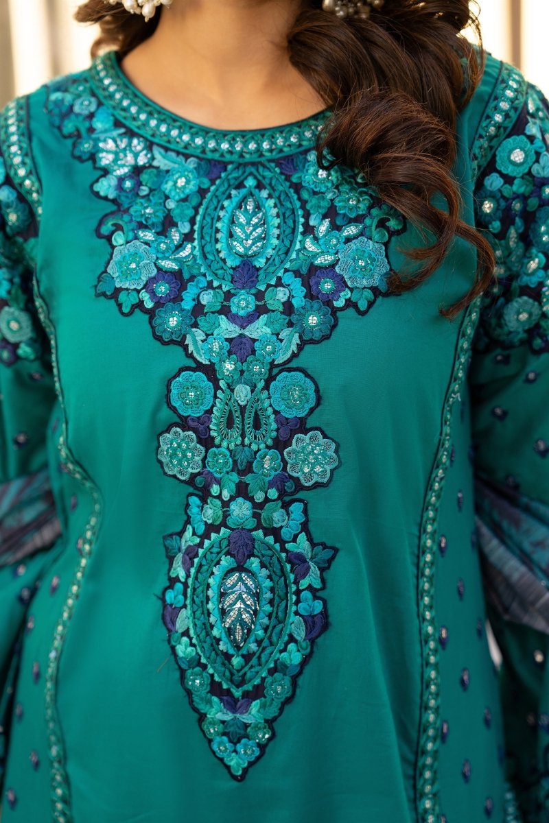 Karma Embroidered Pakistani Eid Suit KAR78-Designer dhaage