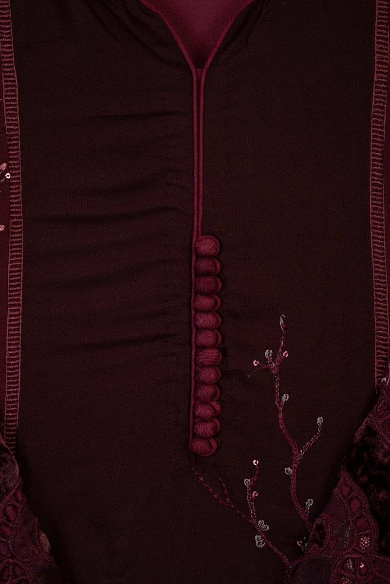 Maria B Luxury Linen Pakistani Suit MAR142 - Designer dhaage