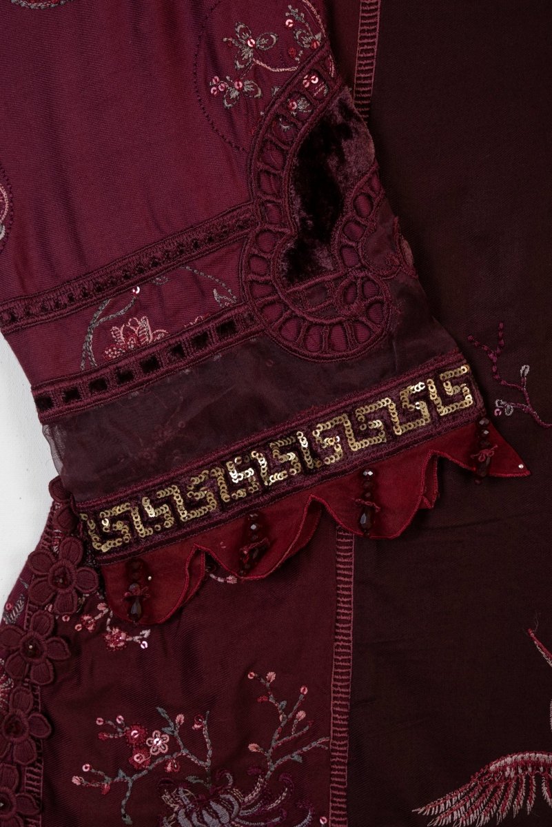 Maria B Luxury Linen Pakistani Suit MAR142 - Designer dhaage