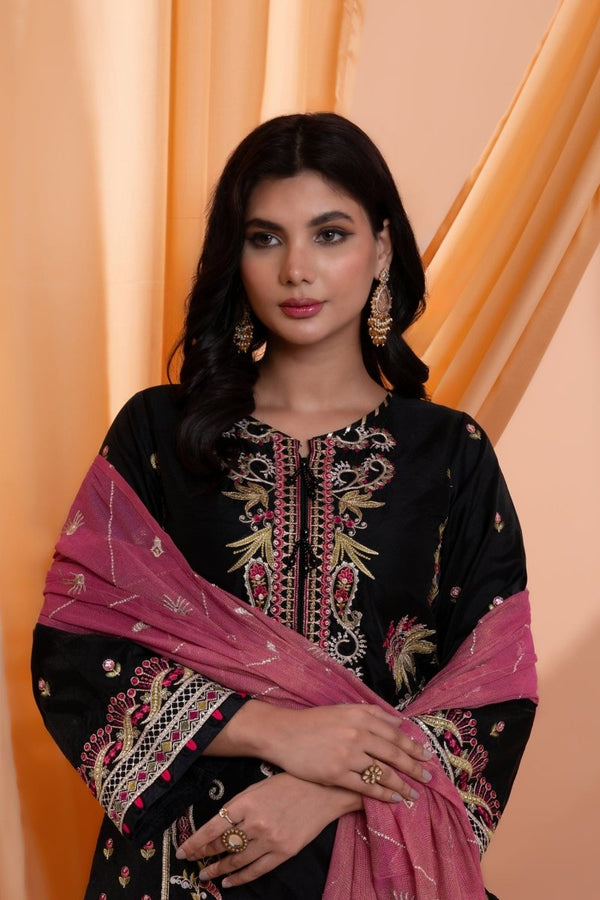 Mihrimah Embroidered Organza 3 Piece Suit MIH100 - Designer dhaage