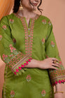 Mihrimah Embroidered Organza 3 Piece Suit MIH97 - Designer dhaage