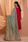 Mihrimah Embroidered Organza 3 Piece Suit MIH98 - Designer dhaage