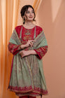 Mihrimah Embroidered Organza 3 Piece Suit MIH98 - Designer dhaage