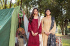 Munira Dhanak 3 Piece Pakistani Suit MUN602 - Designer dhaage