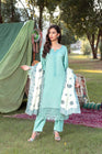 Munira Dhanak 3 Piece Pakistani Suit MUN604 - Designer dhaage