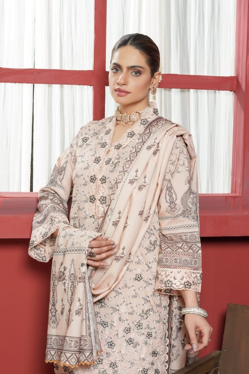 Munira Dhanak 3 Piece Pakistani Suit MUN612 - Designer dhaage