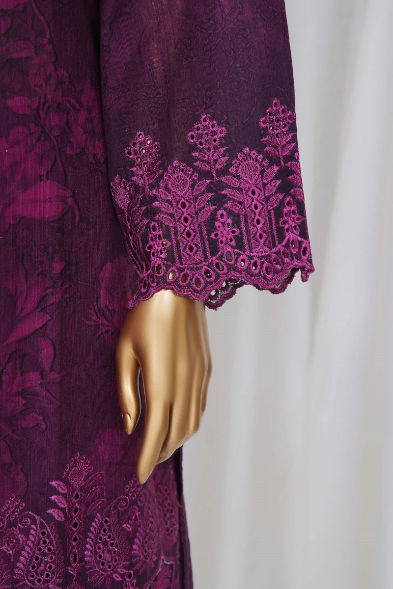 Sada Bahar Chikankari Embroidered 3 Piece Suit SBA138 - Designer dhaage