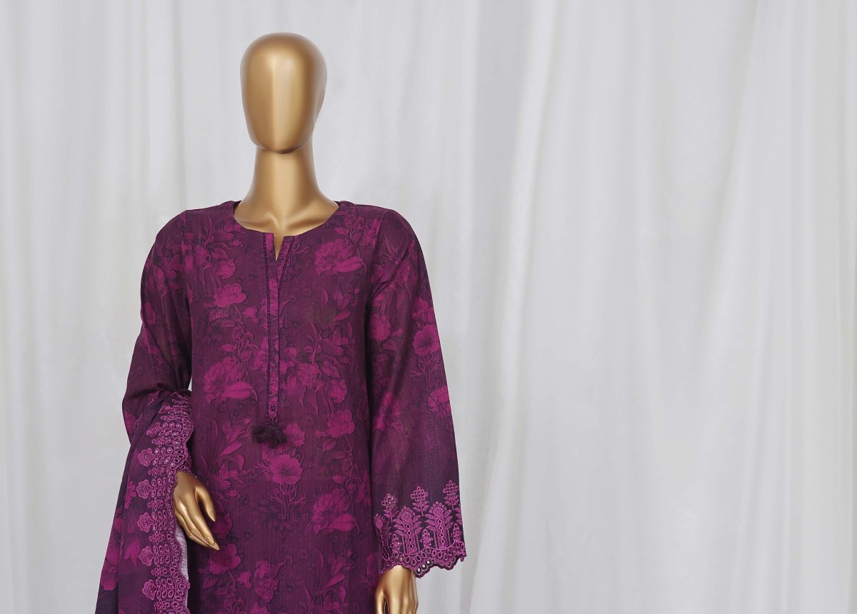 Sada Bahar Chikankari Embroidered 3 Piece Suit SBA138 - Designer dhaage