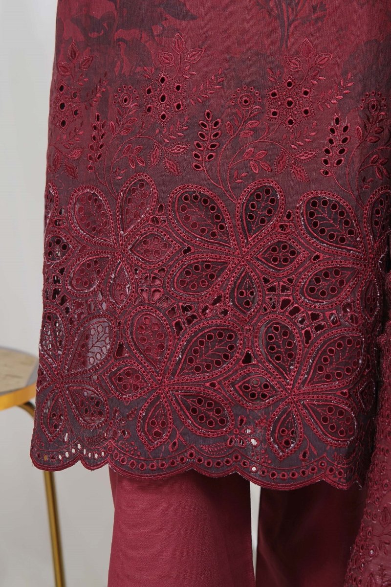 Sada Bahar Chikankari Embroidered 3 Piece Suit SBA140 - Designer dhaage