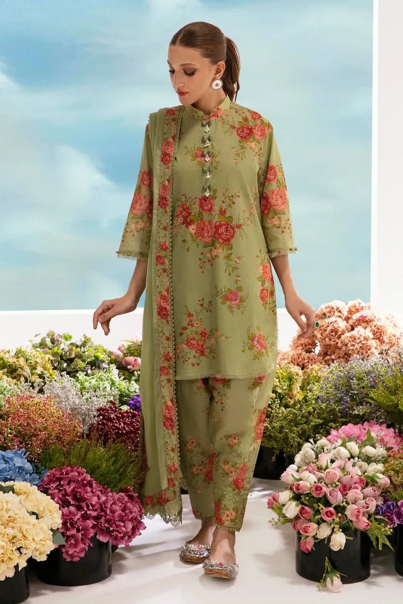 Sana Safinaz Mahay 10A Pakistani Lawn Suit SAN272 - Designer dhaage