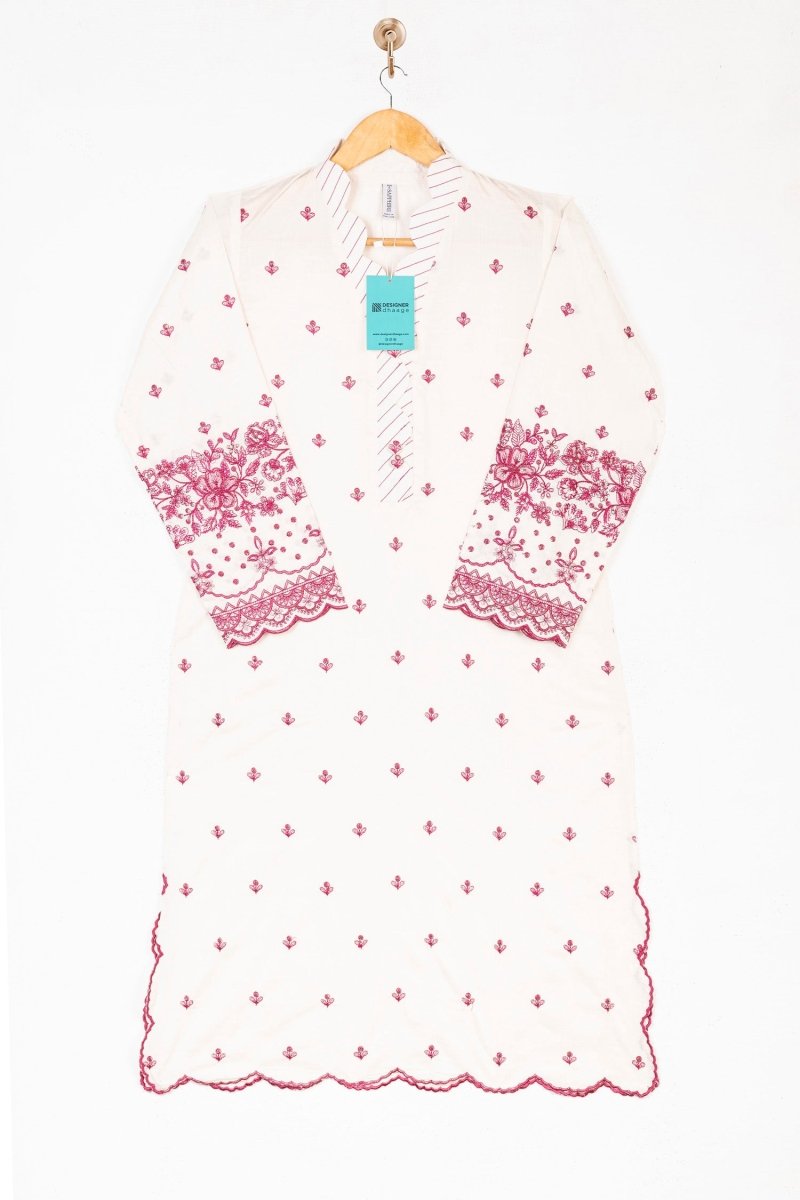 Sapphire Embroidered Self Jacquard 3 Piece Suit SAP153 - Designer dhaage