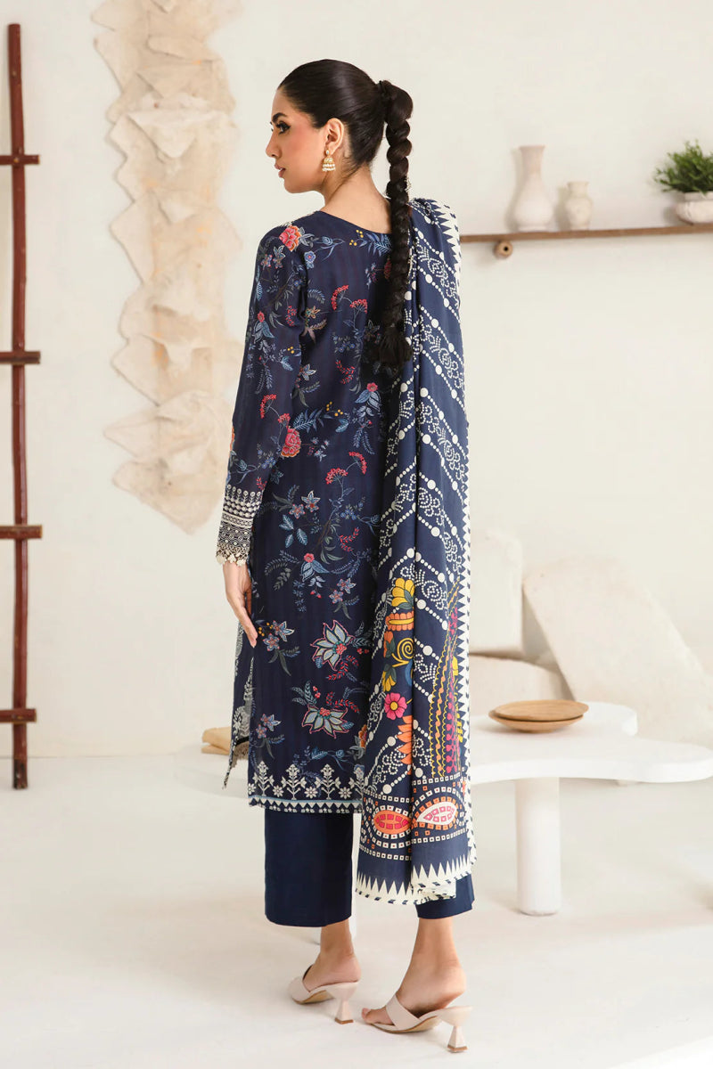 So Kamal Embroidered Khaddar 3 Piece Suit SKA68 - Designer dhaage