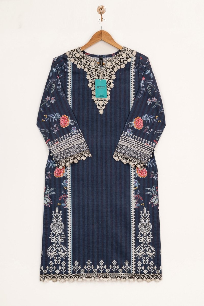 So Kamal Embroidered Khaddar 3 Piece Suit SKA68 - Designer dhaage