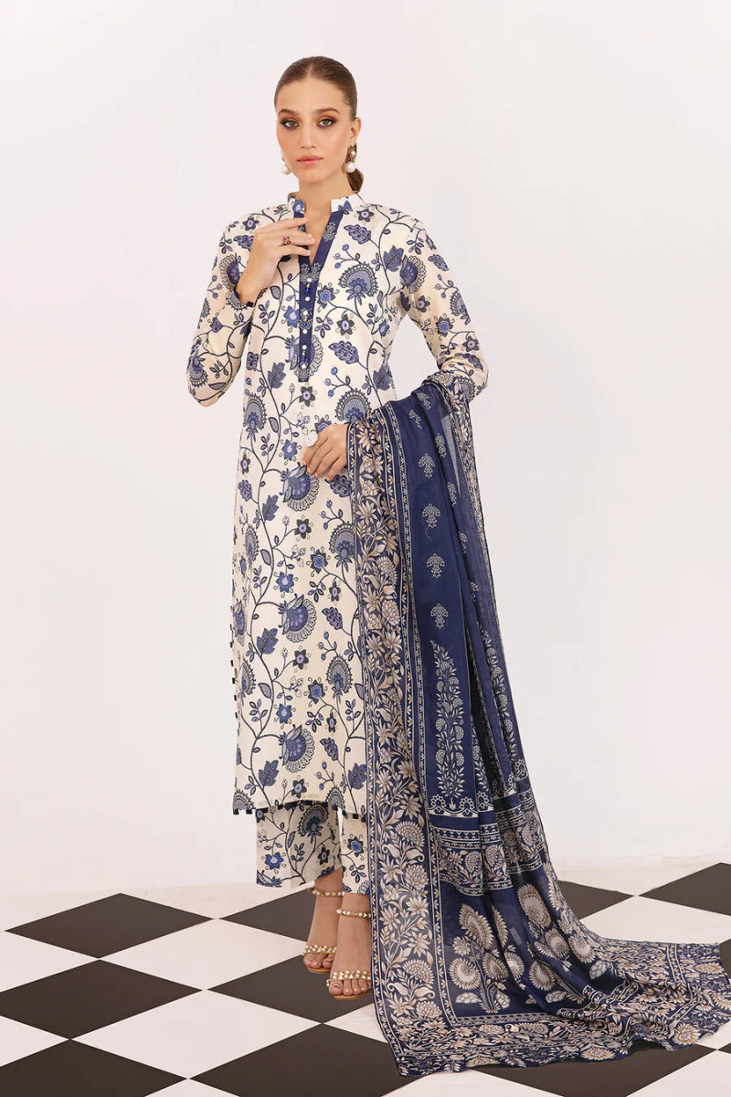 So Kamal Khaddar 3 Piece Suit SKA71 - Designer dhaage