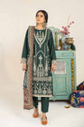 Allys Embroidered Dhanak 3 Piece Suit ALL91