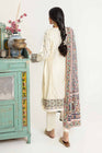 Allys Embroidered Dhanak 3 Piece Suit ALL93