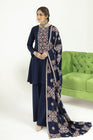 Allys Embroidered Karandi Peplum Palazzo Suit ALL101