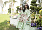 Allys Girls Festive Embroidered Peplum Sharara ALL115