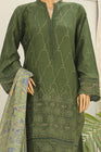 Bin Saeed Embroidered Dhanak 3 Piece Suit BIN121 - Designer dhaage