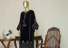 Bin Saeed Embroidered Velvet Shirt BIN44