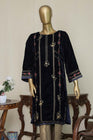 Bin Saeed Embroidered Velvet Shirt BIN46