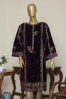 Bin Saeed Embroidered Velvet Shirt BIN49