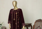 Bin Saeed Embroidered Velvet Shirt BIN56