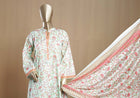 Bin Saeed Lawn 3 Piece Frock BIN75