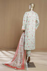 Bin Saeed Lawn 3 Piece Frock BIN75