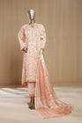 Bin Saeed Lawn 3 Piece Frock BIN76