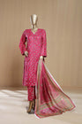 Bin Saeed Lawn 3 Piece Frock BIN77