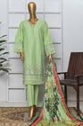 Bin Saeed Lawn Chikankari 3 Piece Suit BIN35