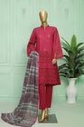 Bin Saeed Lawn Chikankari 3 Piece Suit BIN79