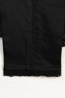 Black Lace Cotton Trousers TRO59