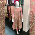 Embroidered Chiffon Maxi Dress Max01