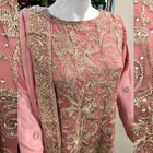 Embroidered Chiffon Maxi Dress Max01