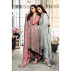 Embroidered Chiffon Maxi Dress Max03