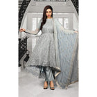 Embroidered Chiffon Maxi Dress Max03