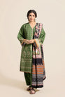 Ethnic Khaddar Azealea Green 3 Piece Suit ETH28